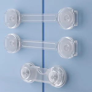 6PCS Baby Cabinet Locks Strap Drawer and Anti Lock Opening Refrigerator