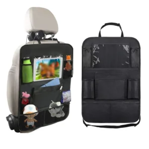 Storage Kick Proof And Back Cover Storage Bag For Car Seat Accessories.