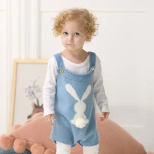 Spring Baby Cute Rabbit Knitted Outfits