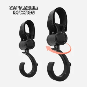 2 PCS  Stroller Accessories, Large Hook For Car and Loop Stroller Hook