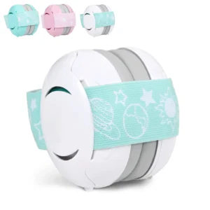 Headphones Ear Protection Earmuffs For Baby with Elastic Headband Travel Gift.